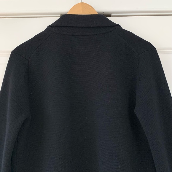 J Crew Sophie Sweater Blazer Black Knit Jacket Open Front Cardigan Size XS - Picture 4 of 8